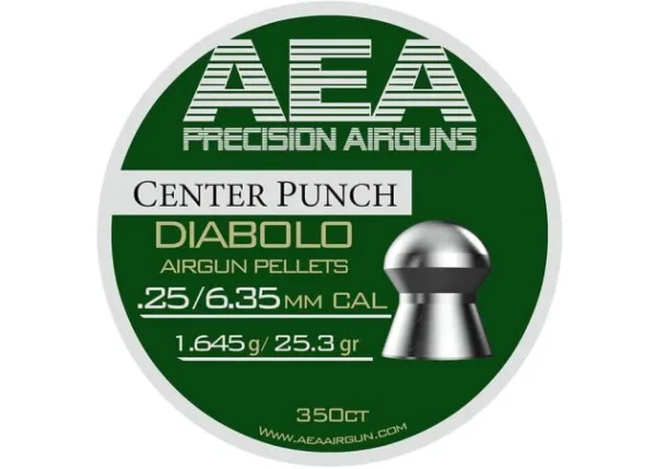 Plombs AEA Center Punch 6,35 mm 25,3 grains