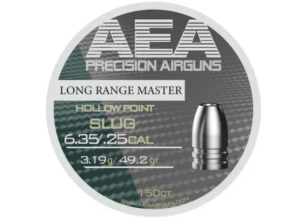 Slugs AEA Long Range Master 6,35 mm HP 49,2 grains (.25)