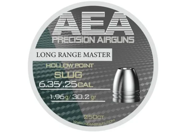 Slugs AEA Long Range Master 6,35 mm HP 30,2 grains (.25)