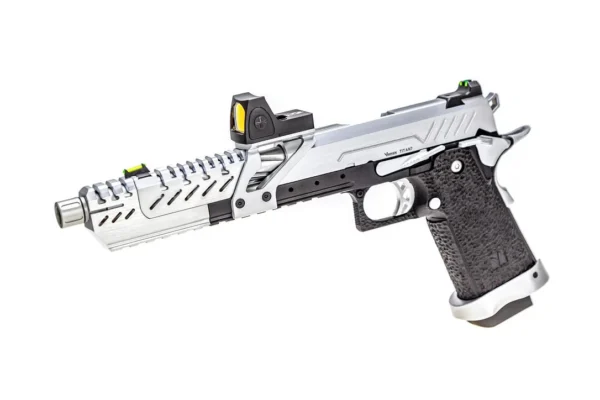 HI-CAPA TITAN 7 NOIR / CHROME 1,0J + POINT ROUGE BDS