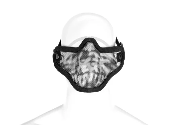 Steel Half Face Mask Death Head (Invader Gear)
