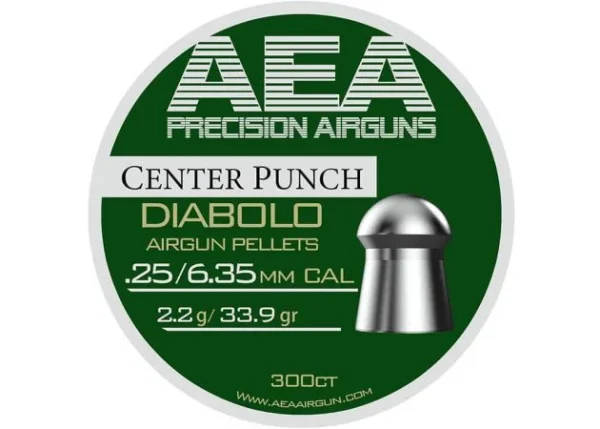 Plombs AEA Center Punch 6,35 mm 33,9 grains
