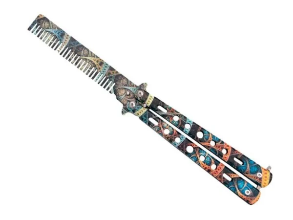 PEIGNE PAPILLON THIRD HORLOGERIE 13CM INOX
