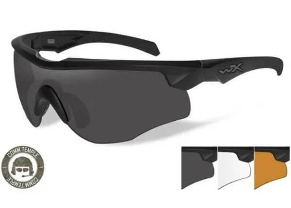 Lunettes Wiley X Rogue Comm Gris/Transparent/Rouille