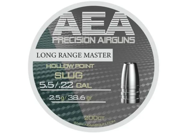 Slugs AEA Long Range Master 5,5 mm HP 38,6 grains (.22)