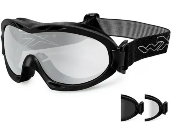 Lunettes Wiley X Nerve Clear/Grey Black Frame