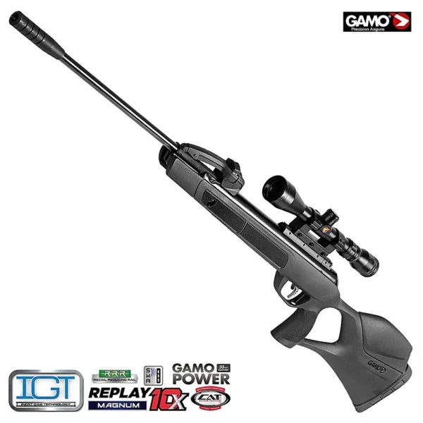 Carabine Gamo Replay 10 Magnum 45 JOULES (incl 3-9x40WRH) cal 5.5