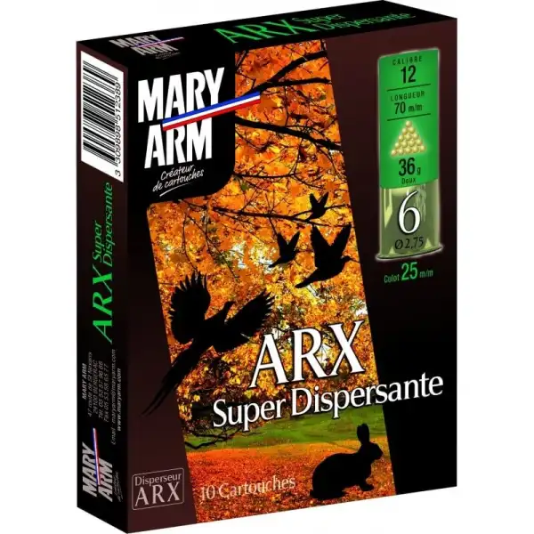 2XMARYARM ARX SUPER DISPERSANTE Bourre Arx – 36g – Plomb Dou