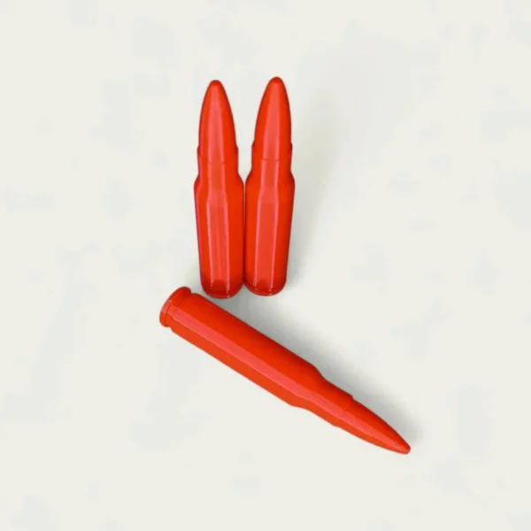 3 Cartouches Amortisseur Rouge en 308 win – Impression de liberté