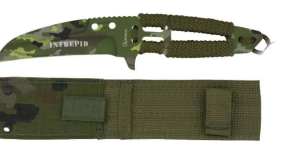 Couteau paracorde camouflage 21.5 cm