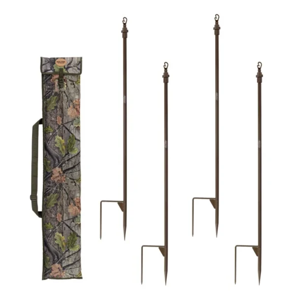 4 Piquets Super Hide pour Filet de camouflage Jack Pyke. – 4 piquets