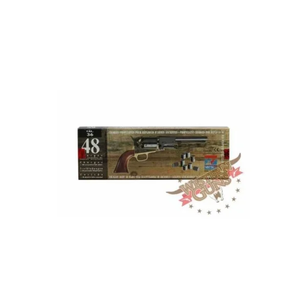 48 CHARGES PROPULSIVES CALIBRE 36 VECTAN REF 2445 | WesternGuns