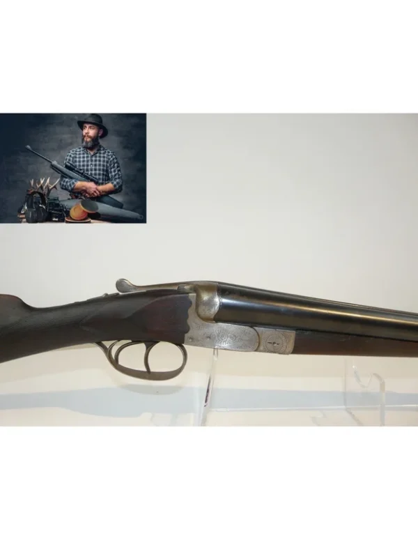 (497) Fusil De Chasse Juxtaposé Artisan Belge Hamerless – OCCASION