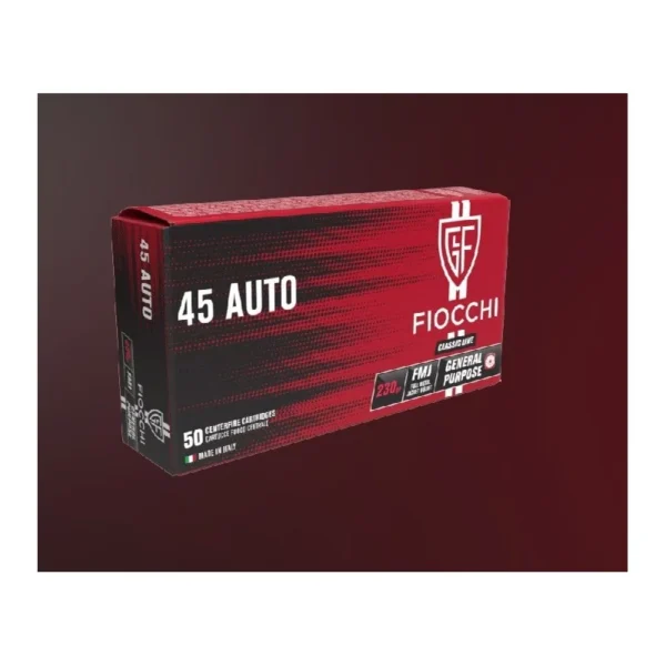 50 CARTOUCHES FIOCCHI FMJ 45ACP | WesternGuns