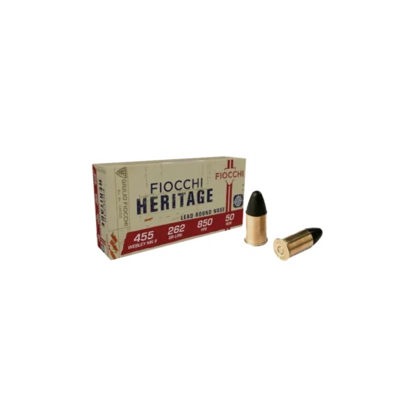 50 CARTOUCHES FIOCCHI LRN 17G CALIBRE 455 WEBLEY MK II REF FI714550 | WesternGuns