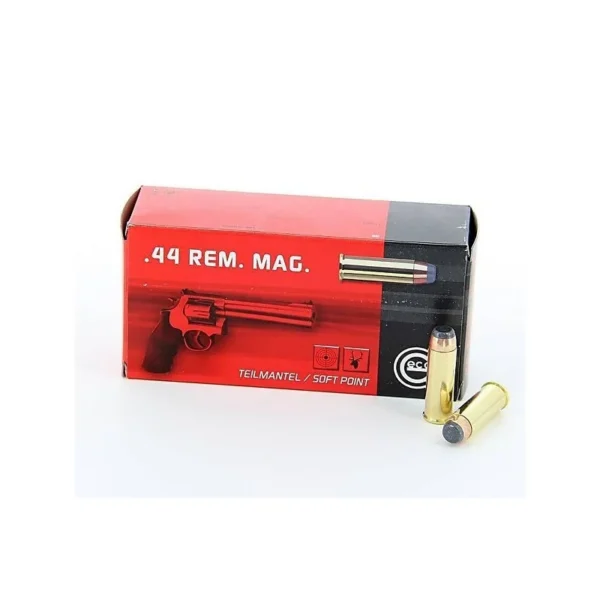 50 CARTOUCHES GECO 44MAG SOFT POINT | WesternGuns