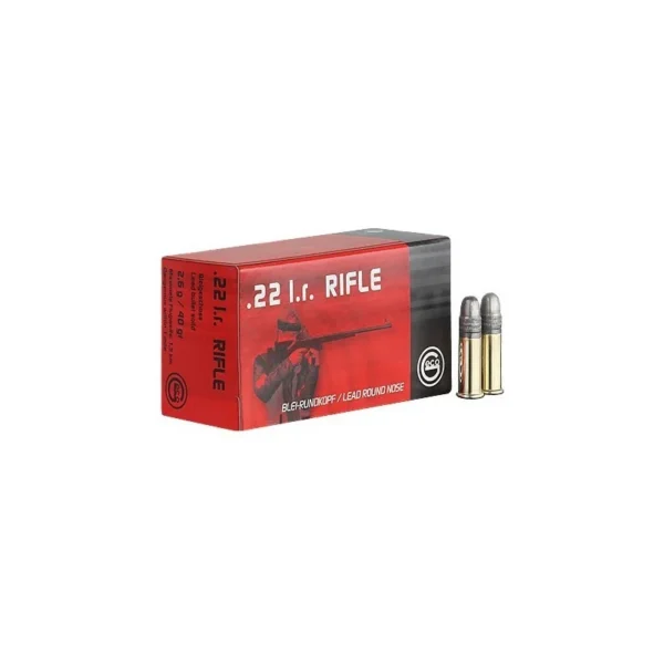 50 CARTOUCHES GECO RIFLE CALIBRE 22LR | WesternGuns