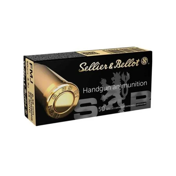 50 CARTOUCHES SELLIER&BELLOT 6.35 ( 25ACP ) | WesternGuns