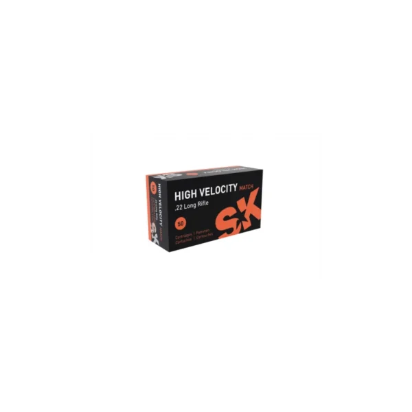 50 CARTOUCHES SK HIGH VELOCITY MATCH CALIBRE 22LR 40GR | WesternGuns