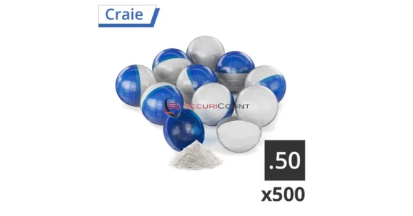 500 Billes entrainement craie T4E cal.50 – Munitions & Cartouches/Munitions de Défense – securicount