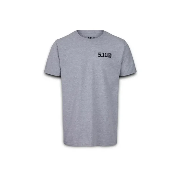 5.11 T-SHIRT TRAIN WITH PURPOSE Q4 GRIS