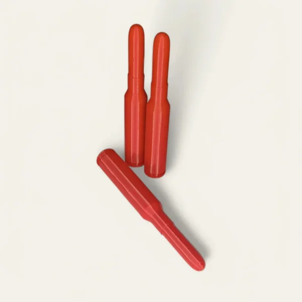 3 Cartouches Amortisseur Rouge en 6.5×52 – Impression de liberté
