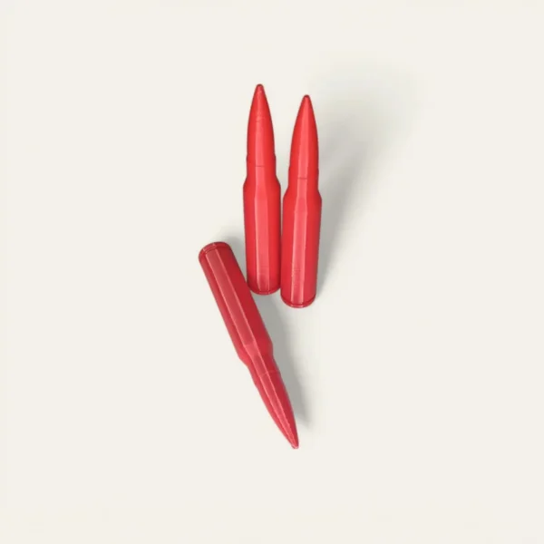 3 Cartouches Amortisseur Rouge en 7.5×54 – Impression de liberté