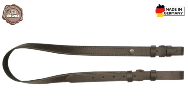 Acheter une bretelle carabine en cuir de vachette rivetée AKAH