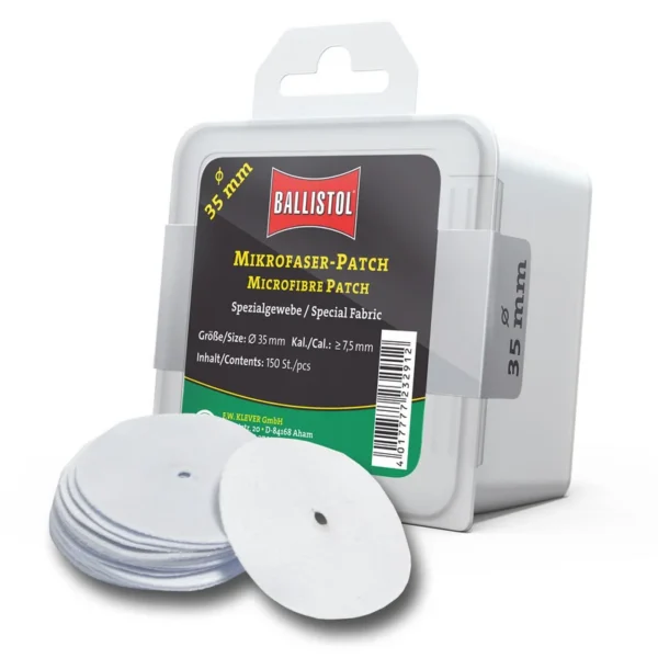Acheter un patch microfibre Ballistol rond patch microfibre rond