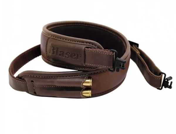 Achetez la sangle pour arme en cuir brun Blaser en ligne sur livingactive.fr