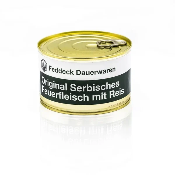 Acheter la viande de feu serbe avec riz Feddeck Dauerwaren (400 g)