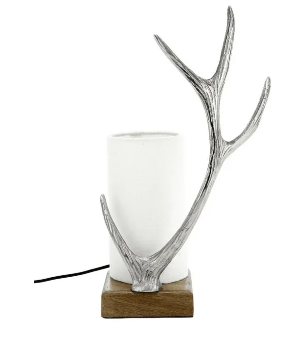 Acheter une lampe bois de cerf en aluminium Gilde