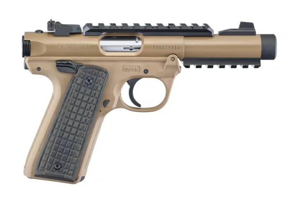 RUGER PISTOLE MARK IV 22/45 TACTICAL – DAVIDSON’S BRAUN CERAKOTE | Waffen Friedrichs