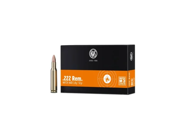 RWS .222 Rem. Match-Jagd 3,4g 52gr | Waffen Friedrichs