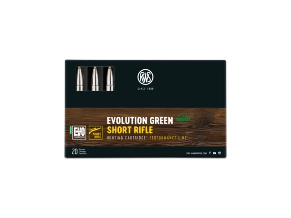 RWS .30-06 Sprgf. EVO Evolution Green Short Rifle 9,0g 139gr SRF bleifrei | Waffen Friedrichs