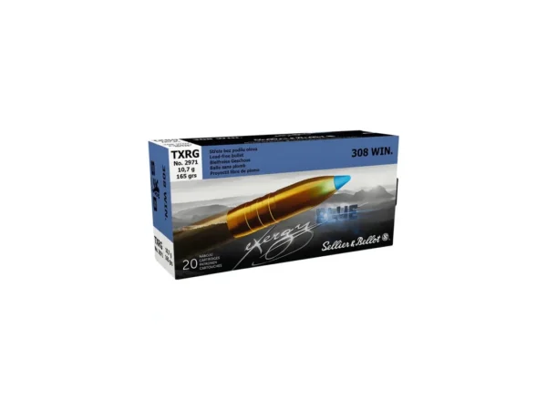 S&B Sellier & Bellot .308 Win. TXRG blue 10,7g 165gr bleifrei | Waffen Friedrichs