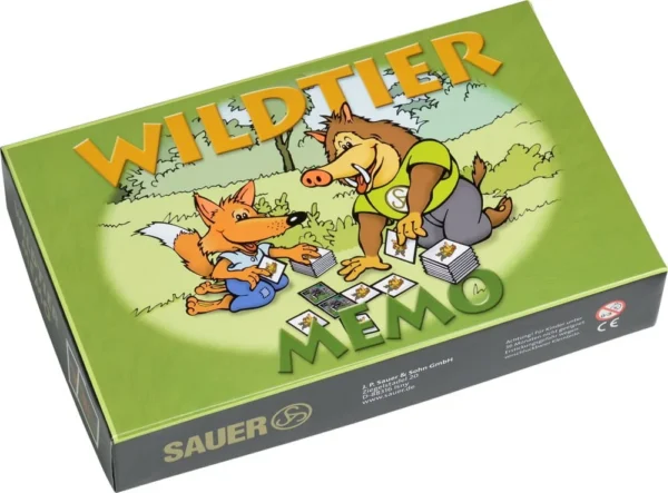 Acheter le jeu de mémoire Sauer animaux sauvages