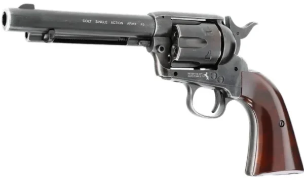Colt SAA .45 – 5.5″ 4,5 mm (.177) Diabolo, CO₂, < 3,0 J, Antik-Fini – Didi´s Armeeshop