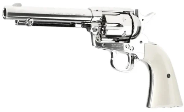 Colt SAA .45 – 5.5″ 4,5 mm (.177) Diabolo, CO₂, < 3,0 J, Nickel-Fin – Didi´s Armeeshop