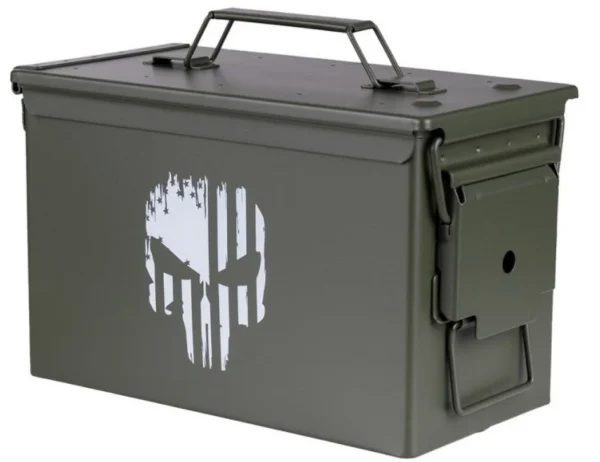 Munitionskiste Kal. 50 mm – Punish Skull – Didi´s Armeeshop