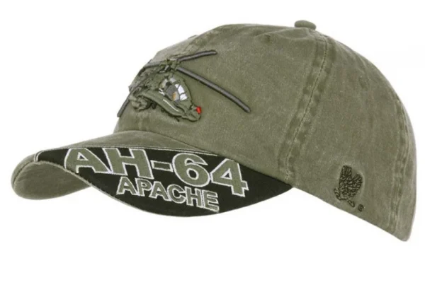 Baseballkappe AH-64 Apache, stonewashed – Didi´s Armeeshop