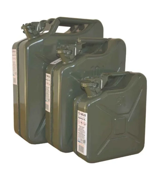 Benzinkanister, 10 ltr. oliv neu – Didi´s Armeeshop