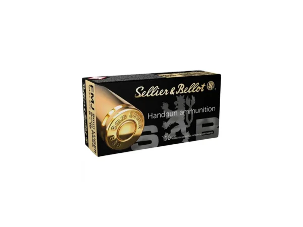 S&B Sellier & Bellot 9mm Luger FMJ 124gr 8,0g | Waffen Friedrichs