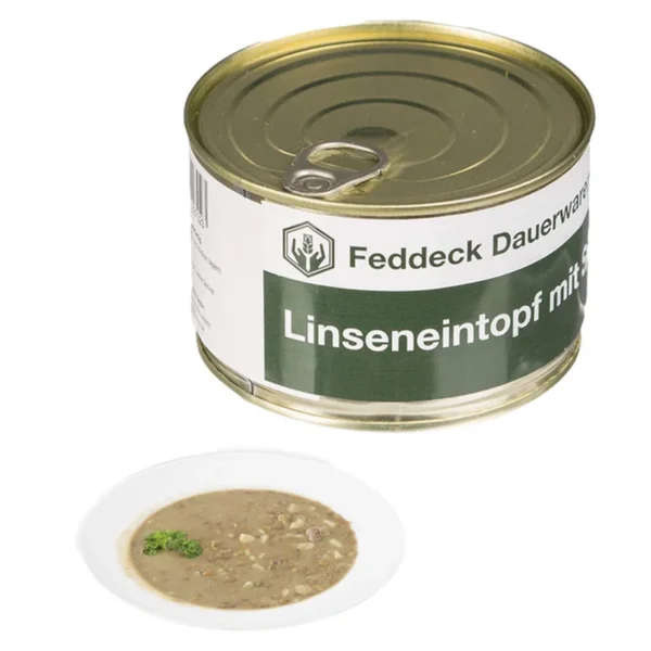 Acheter le ragoût de lentilles et lards en conserve 400 g