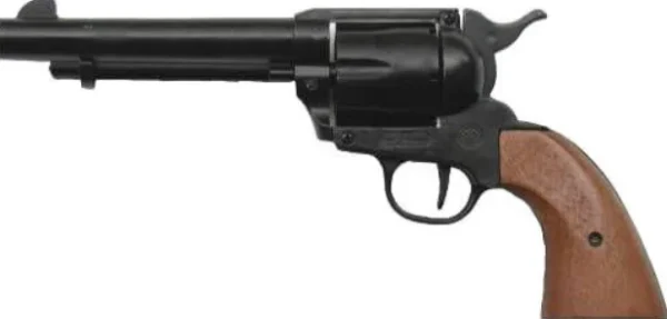 Westernrevolver Kal. 9mm 6″Lauf, Holzgriff, 6 Schuss – Didi´s Armeeshop
