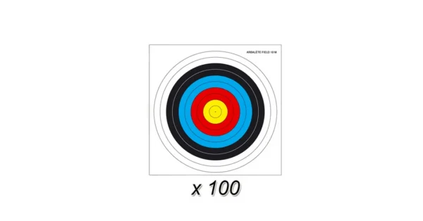 Lot de 100 cibles popur tir à l’arc
