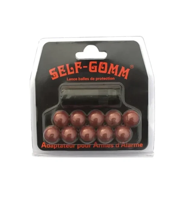 Adaptateur pour armes d’alarme + 10 projectiles M9 X 1.0 -Self Gomm – Tout-Chasse.fr