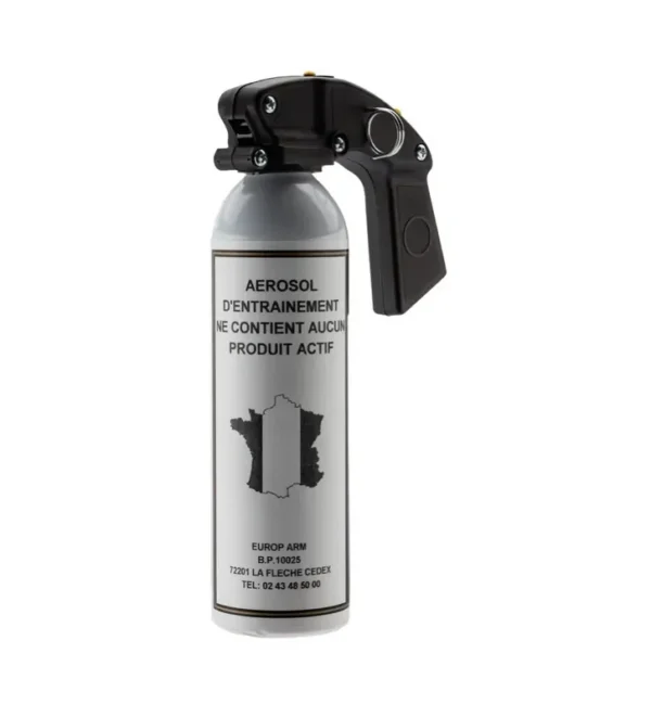 Aérosol d’entraînement 300 ml – Gaz inerte + Poignée – Tout-Chasse.fr
