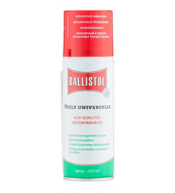 Arosol huile universelle 200 ml – Ballistol – Tout-Chasse.fr