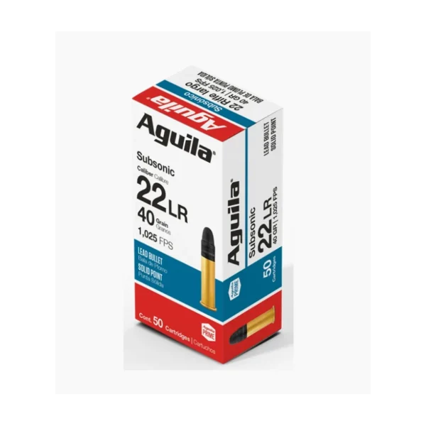 Aguila Subsonique .22 LR – Munition Discrète et Précise